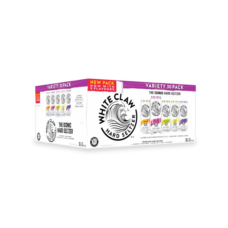 White Claw Variety Pack 30pk 5 Flavours